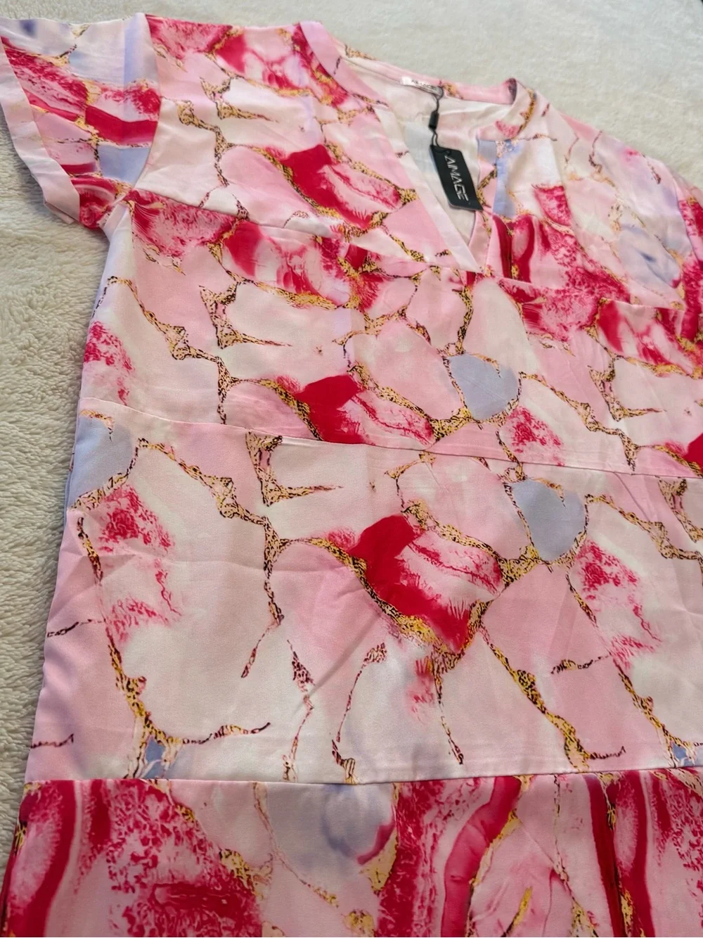 NEW Aimage Swimsuit Cover Up Women's Sz XL Oversized Resort Beach Pockets